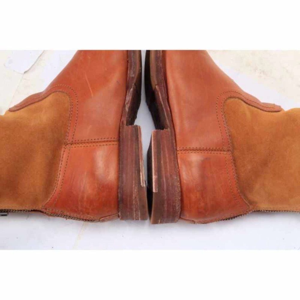 FRYE JAMIE BACK zip booties ankle boots leather womens shoes sz 6 B - Picture 7 of 12